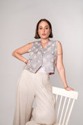 Embroidered  vest
